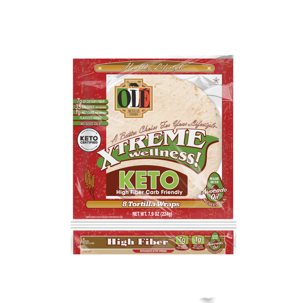 Wraps 8” Cero Carbohidratos Netos - Olé Xtreme Wellness®