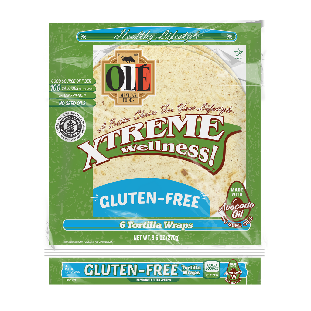 Wraps 8” Sin Gluten - Olé Xtreme Wellness®